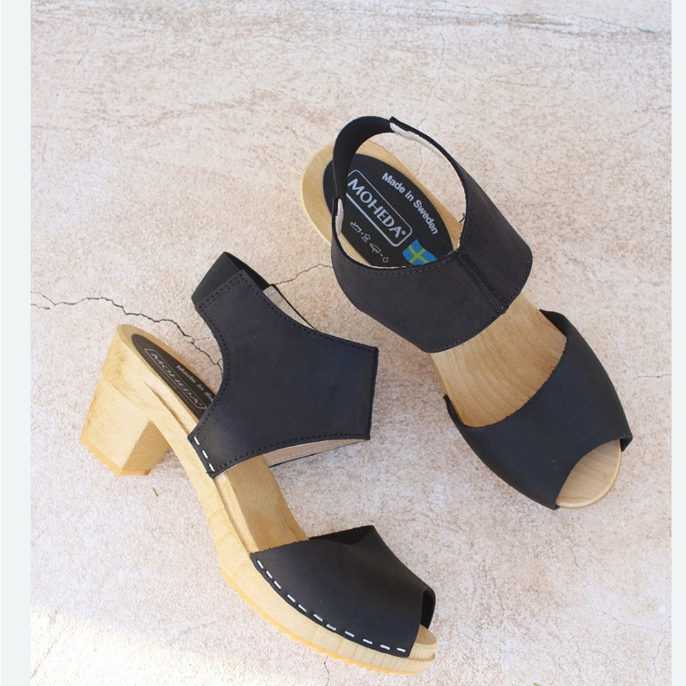 Moheda Victoria Wooden Clogs 38
